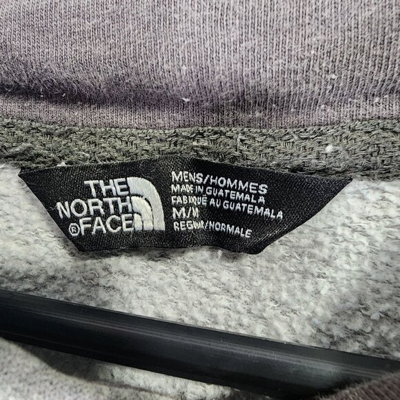 Mens Grey The North Face Hoodie Sweatshirt Drawstring Long Sleeve Size M - Picture 6 of 13